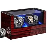 ANWBROAD Automatik Uhrenbeweger, Automatikuhren-Winderbox mit...
