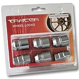 TRACER Felgenschloßmuttern M12x1.5 - Kegelbund 60° - Länge 34mm...