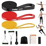 Fokky Fitnessbänder, Resistance Bands Set, Widerstandsbänder Fitnessband...
