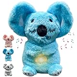 MeHoo Schlummer Koala Kuscheltier mit Rhythmischen Atembewegung, Musik und...