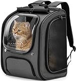 pecute Katzenrucksack Bubble Haustier Rucksack mit Netzfenster, Tragbare...