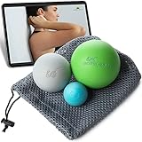 Bomb-Ball Original Massage Ball Set - Faszien + Lacrosse Bälle für...