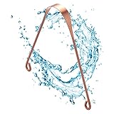 1x Ayurveda Zungenreiniger aus 100% Kupfer - Zungenschaber aus Indien