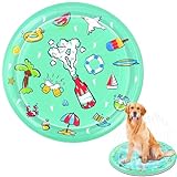 Sprinkler Matte Für Hunde, Extra Dicke Wasser Spielmatte Für Haustiere,...