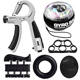 EASJOY Handtrainer Fingertrainer 6-Pack, Unterarmtrainer Griffkraft Trainer...