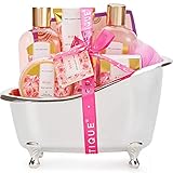 SPA LUXETIQUE Wellness Set für Frauen - 8tlg Rosenduft Bade Geschenkset...