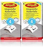 Aeroxon Ungeziefer Köder-Falle 8X – Schaben Bekämpfung, Kakerlaken...