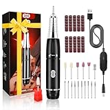 CIICII Elektrische Nagelfräser, 30000u/Min Professionell Nagelfeile(69Pcs...