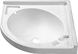 Carysan Eckwaschbecken Waschtisch 415x160x415mm Wohnwagen Wohnmobil weiß