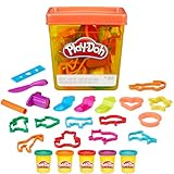 Play-Doh Basisbox mit 5 Dosen Knete und 15 Förmchen, für fantasievolles...