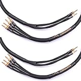 HiViLux Highend Lautsprecher LS 2xKabel OFC trennbar Bananenstecker für...