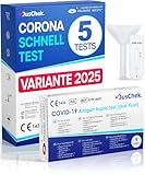 Adeste – 5 x 1er Corona Schnelltest für Zuhause COVID 19 Antigen Rapid...