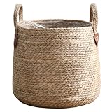 Licsaliwe Geflochtener Pflanzkorb, 25, 4 x 27, 9 cm, natürlicher...