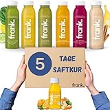 Frank Juice Saftkur 5 Tage | 30 x 330ml Säfte + 5 x 60ml Bio Ingwer shot |...