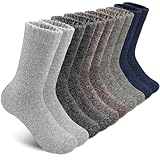 SIMIYA Socken Herren,5 Paar Thermosocken Herren Wintersocken Herren...