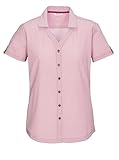 killtec Damen Funktionsbluse Kurzarm/Bluse KOS 46 WMN WVN SHRT, Beaujolais,...