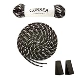 CUBSER 3 Paar extrem reißfeste Schnürsenkel – 5mm, rund, ideal für...