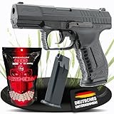 Set: Walther P99 Softair mit Ersatzmagazin 0,5 Joule 6 mm Federdruck...