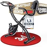 Sportstech 3in1 Ergometer Heimtrainer Fahrrad klappbar, 150kg belastbar,...