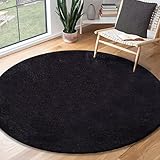 the carpet Relax Moderner Flauschiger Kurzflor Teppich, Anti-Rutsch...