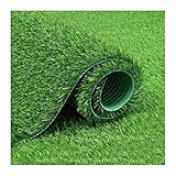 KFDDO Kunststoffrasen Hochdichter Kunstrasen Robuste Rasenmatte Leicht Zu...