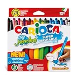 Carioca Jumbo Filzstifte, waschbar, 24 Stück