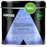 Glucosamin Chondroitin MSM | 200 Tabletten XL | Kollagen, Hyaluronsäure,...