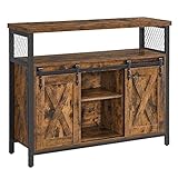 VASAGLE Sideboard, Küchenschrank, Aufbewahrungsschrank, mit 2...