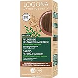 LOGONA Naturkosmetik Pflegende pflanzliche Haarfarbe, Veganes...