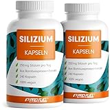 Silizium hochdosiert 480 Kapseln - 714 mg siliziumreiches...