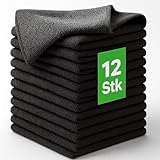 Kemes Putzlappen Mikrofasertücher Putztücher Set 12er Pack zur trockenen...