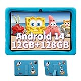 BESTTAB Kinder Tablet 10 Zoll,12GB RAM 128GB ROM Tablet Android 14