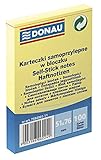 DONAU 7584001-11 Eco Würfel Haftnotizen Gelb Selbstklebende Sticky Notes...