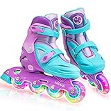 Locavun Verstellbare Inline-Skates für Mädchen, Jungen, Kinder mit...