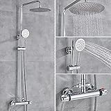 GYEQXKT Dusche Duscharmatur-Set, Badezimmer 10 Zoll Dusche...