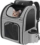Pecute Haustier Rucksack mit Netzfenster, Tragbare und Faltbare...