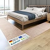 KARAT Bettvorleger - 3-teiliges Set - Moderne Bettumrandung in Beige -...