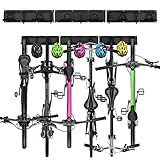 Fahrrad Wandhalterung, Wihxd Fahrradhalterung Wand für 6 Fahrräder & 5...