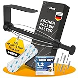 VETENE Premium Küchenrollenhalter ohne Bohren (Zum Einhändig Abreißen)...