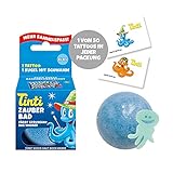 Tinti Zauberbad Blau - Sprudelnde Badekugel mit Überraschung, 1er Pack(1 x...