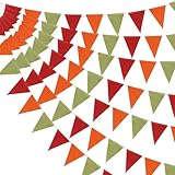HESTYA 42 Stück Wimpelkette für Herbst, Erntedankfest, Wimpelkette,...