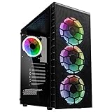 KOLINK Observatory Lite Mesh Midi Tower PC Gehäuse ATX RGB PC-Gehäuse,...