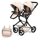 Bayer Design 26275AA Zwillingspuppenwagen Twin NEO mit Tasche,...