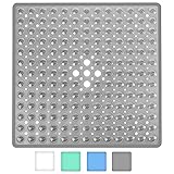 WIMAHA Quadrat Duschmatten,53×53cm rutschfest Badewannenmatten Anti...