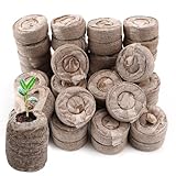 WPPQWP 50 STK Ø30mm Quelltabletten Anzucht, Anzuchterde für Samen,...