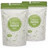 Nutri + Natures Protein Vanille 1000 g - natürliches Proteinpulver ohne...