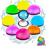 HUTRADE Wasserbomben Selbstschließend, 8 Stück Eine Sekunden...
