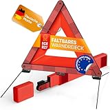 PURAHELP Warndreieck Kfz nach aktueller Norm 2025 ECE R27 (StVO konform)...