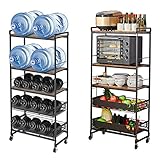 4-stufig metall lagerung rollwagen erweiterbar lagerung organizer turm,...