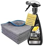 Exklusiv Chemie Motorreiniger 500ml + 6x Mikrofasertücher 380GSM - Für...